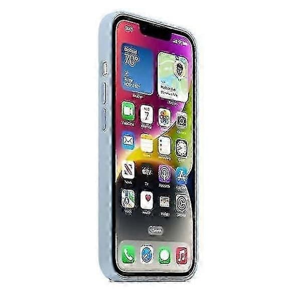 Silikonfodral kompatibelt med Iphone 14 - Mjuk känsla, stötsäkert, smalt skyddsfodral Sky Sky Sky
