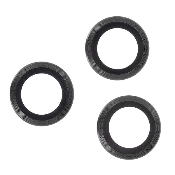 Linsebeskytter til iPhone 13 Mini / iPhone 13 - Sort Ramme