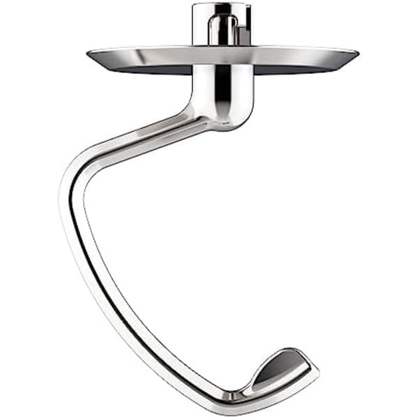 Dejkrog i poleret rustfrit stål til KitchenAid røremaskine, passer til 4,5-5 liters KitchenAid røremaskine med vippehoved【K】
