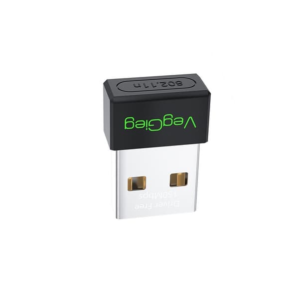 150 Mbps Mini USB WiFi-adapter – Driverfri oppgradering for sømløs tilkobling kompatibel med stasjonære og bærbare datamaskiner