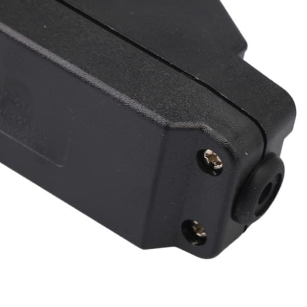 IP65 Knap Inline Ledningsafbryder Vandtæt Sort Tænd/Sluk-afbryder 30A 220V - Bqlzr