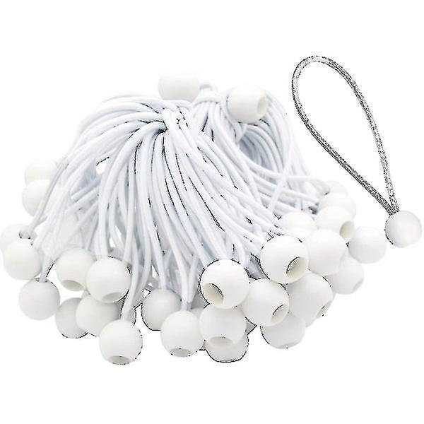 50 kappaletta pitkiä bungee-naruja soljella teltoille, pressuille, bannereille ja pressuille