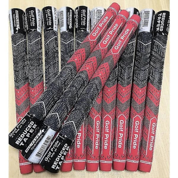 13 stk Golf Pride MCC PLUS 4 Golfgrep Standard Størrelse Medium Størrelse Rød-FO- Rød Medium Størrelse Rød Midsize Red
