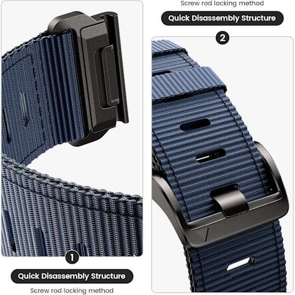 Nylon Quickfit Rem - Blå