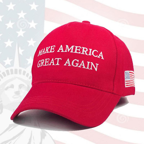 Amerikkalainen presidentti Make America Great Again -lippis, kirjailtu verkkolippis