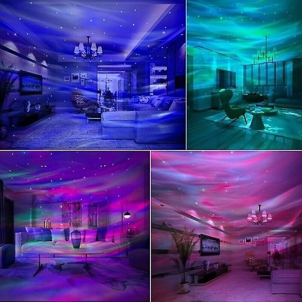 Nordlys Galaxy projeksjonslampe Aurora projektor nattlys