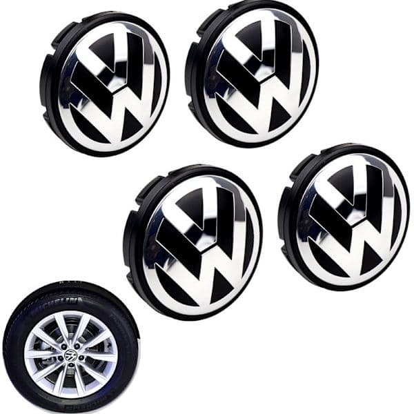 stk VW Logo Ydre Diameter 56mm Hætte Fælg Emblem Fælg Badge{KDO}