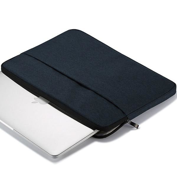 Tietokoneen kantolaukku 15,6 tuumaa, Sopii MacBook Pro ja Air - Musta, Tummansininen