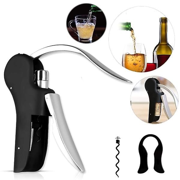 Corkscrews, luxury compact wine openers with lever and built-in