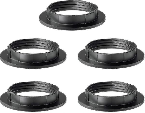 10 stk. lampeskjermreduksjonsring E27-omformer for lampeholder Roterbar lampeskjermtilpasning Plastskiveadapterring
