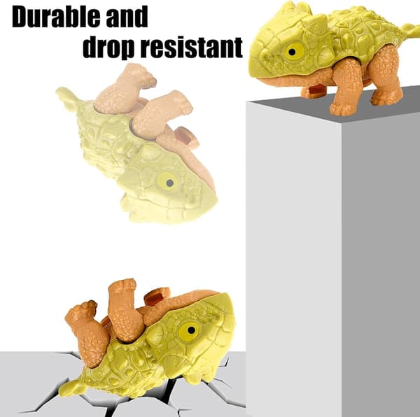Winbar 6 st bitande fingerdinosaurieleksaker, interaktiva dinofigurhanddockor för barn, festtillbehör teaterlek displaypresenter A