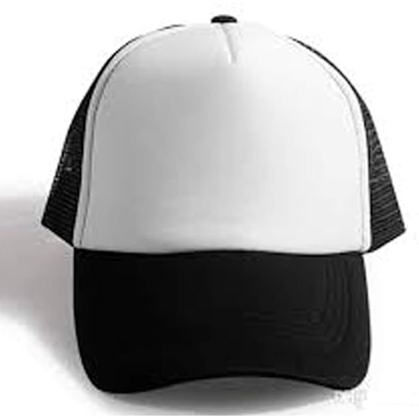 Svart Polyester Mesh Cap Sublimering Blank Mesh Cap Justerbar