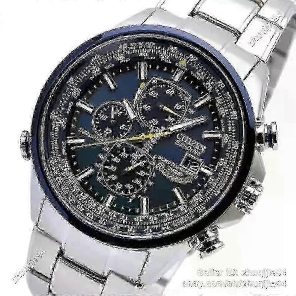 Citizen Blue Angels Eco-Drive World Chronograph, Miesten kello, Sininen kellotaulu