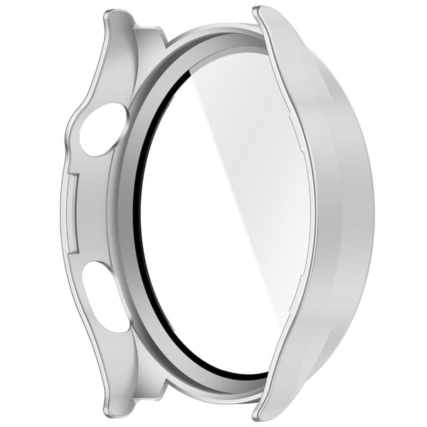 Beskyttende PC-etui med hærdet glas til Xiaomi Watch 5 - Fuld dækning sølv Silver