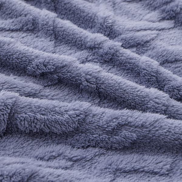 1 stk. fleecetæppe stort plaid til sofa og seng, letvægtstæppe, blødt varmt hyggeligt fluffy uldplaid 150×200 cm, lysegrå. light gray