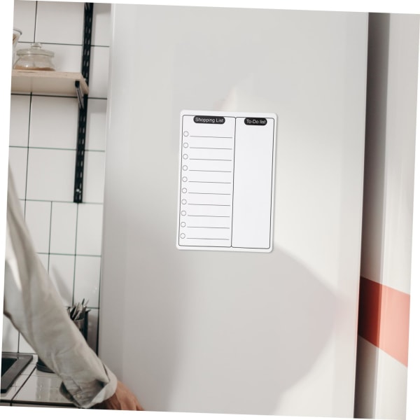Anslagstavla Magnetisk anteckningsblock för kylskåp Raderbar anteckningstavla Skrivtavla Whiteboard A5