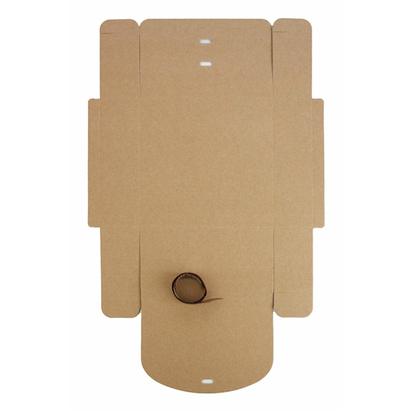 12-pack fyrkantiga presentförpackningar, 16,5 cm x 16,5 cm x 5 cm, enkel montering, brun låda med rosettband brown