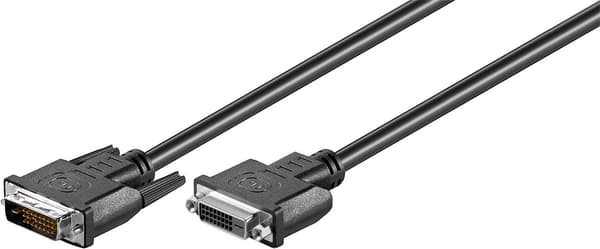 DVI-D Full HD skjøtekabel Dual Link, nikkelbelagt