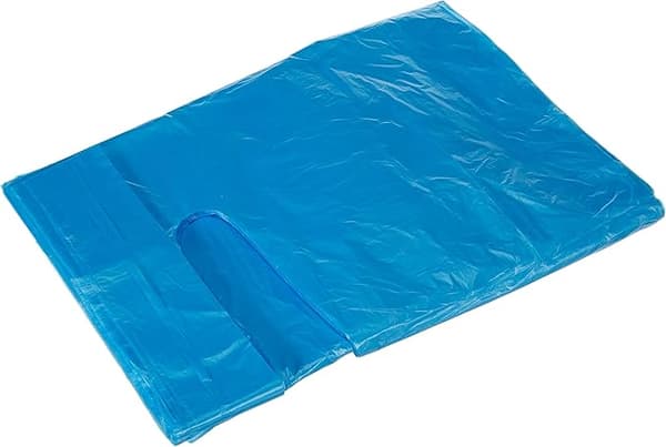 Engangs flattpakkede plastforklær x100 - Blått forkle - Industri/Arbeid - Unisex-voksne (70*140cm)