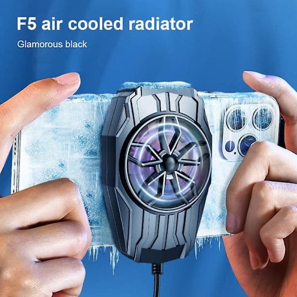 Højhastigheds Universal Mobiltelefon Køleventilator USB Mini Mobiltelefon Køler Køleplade til Mobiltelefon Spil Køler