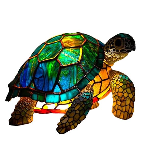 Trendy dyrebordslampe Multifunktionel trendy natlampe til børneværelse Skildpadde Turtle