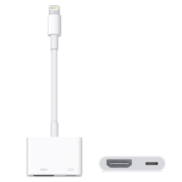 Lightning til Digital AV-adapter (Lightning til HDMI) Hvid
