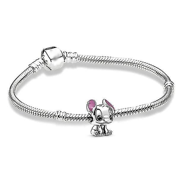 Pandora Sølv Sterling Disney Lilo Stitch Charm Armbånd Charm Argent 20cm