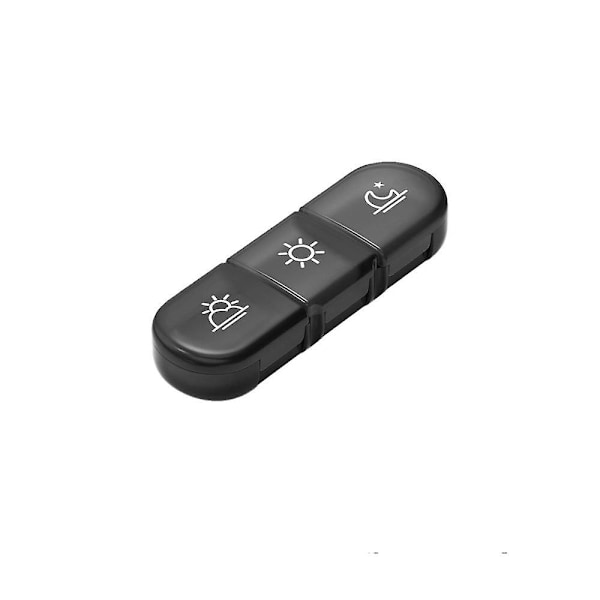 Dosett - 7 dage 3 tidspunkter - Sort