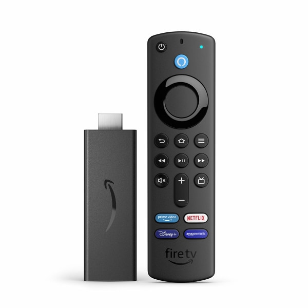 Alexa röstfjärrkontroll (med TV-kontrollknappar) HD-strömningsenhet