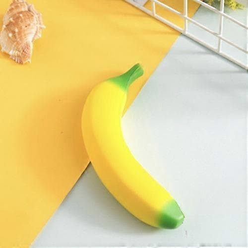 3-pack banan-squishy-leksaker, stresslindrande töjbar bananleksak, sensoriska fidget-leksaker för barn