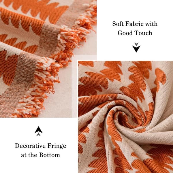 1 st sofföverdrag, mjukt slitstarkt vändbart chenille sofföverdrag soffskydd modernt rutigt universellt möbelskydd, orange, 180*260cm orange