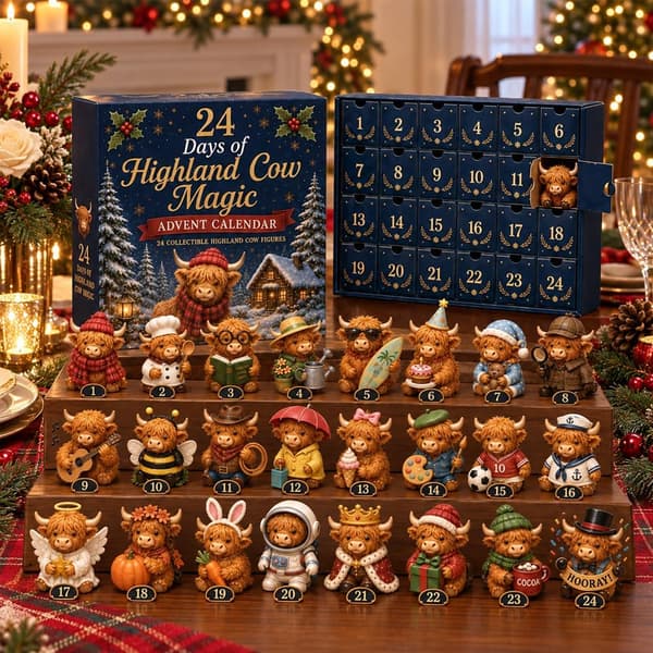 Dyrefigurer Julekalender 2026 Blind Box 24 Dage A