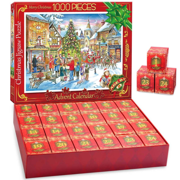 Adventskalender 2023, Pussel för vuxenleksaker Julklappar för kvinnor