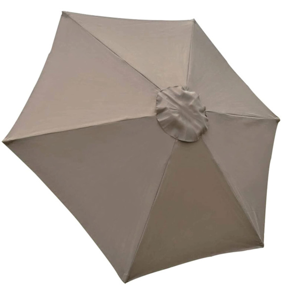Reserveovertræk til parasol - 6 hvaler - 3 M - Vandtæt - Anti-ultraviolet - Reservetekstil (3M / 9,8Ft,Khaki)