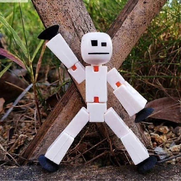 Sugkoppsleksaker Stickman, Deformerbara Klibbiga Robotfigurer, Stresslindrande Actionleksak för Barn
