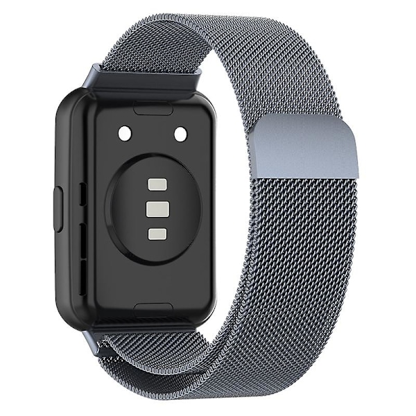 Til Huawei Watch Fit 2/Watch Fit 2 Active Milanese fint mesh urrem i rustfrit stål