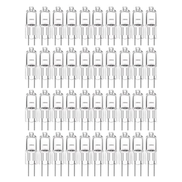 10-pakning G4 Halogenpærer 20W 12V – Varmhvitt lys for optimal belysning