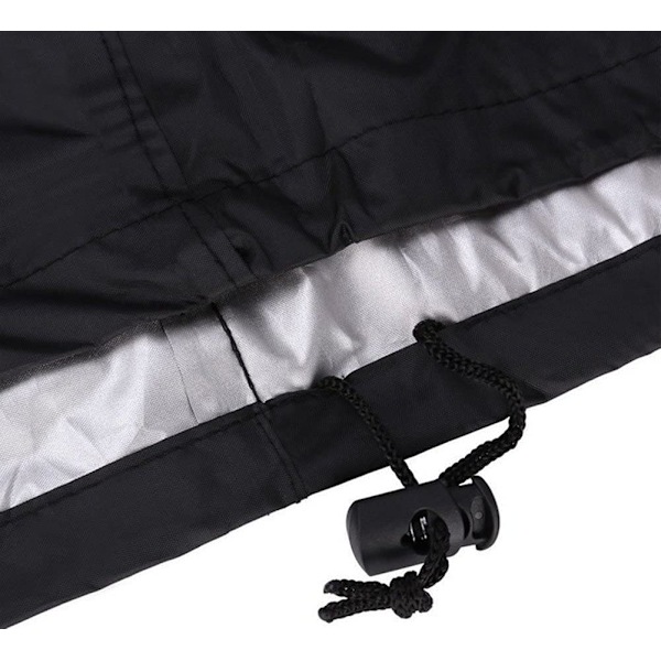 Gasolgrillöverdrag, Vattentätt 210D Skyddande Överdrag, Skyddande Överdrag för XL Grill Justerbar Rem, Lämplig för de Flesta Grillar (145 * 61 * 117cm)
