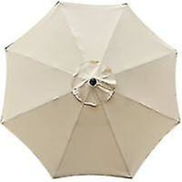 Reserveovertræk til parasol, 8 ribben, 3M, vandtæt, anti-UV, beige