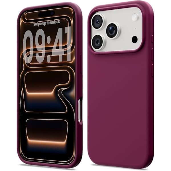 Flydende silikonecover til iPhone 17 Pro Max, stødsikkert blødt telefoncover, fuld beskyttelse, marineblå marineblå iPhone 17 Pro Max marineblå iPhone 17 Pro Max Navy blue