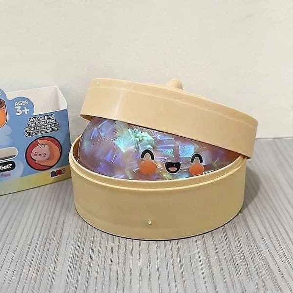 Crazy Fun Rainbow Mystery Squishy Bun - mysteerinyytti (6 kpl laatikossa + 1 satunnainen väri, sisältää kaikki värit)