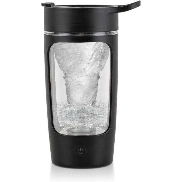 Elektrisk Shaker Flaske, Blender Flasker, Fremstillet med Tritan - BPA-fri - Bærbar Mixer Kop/USB Genopladelige Shaker Kopper black