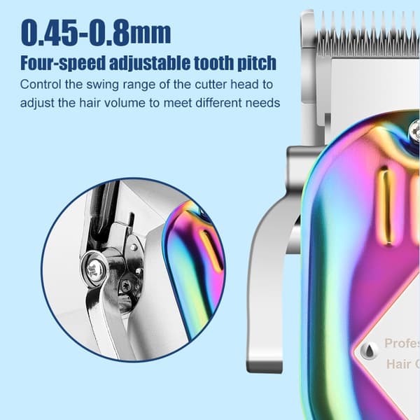 Professionell hårklippare skäggtrimmer set flerfärgad MultiColor