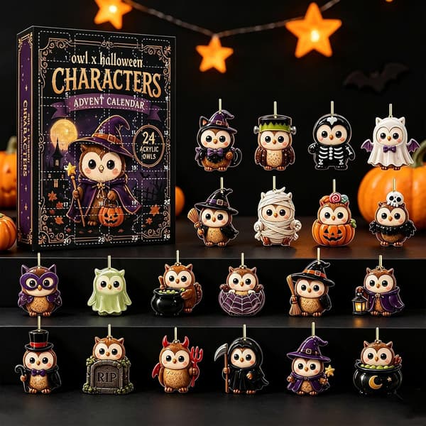 2026 Halloween Nedtællingskalender, 24 Dages Spøgelseshus Nedtælling (G) G
