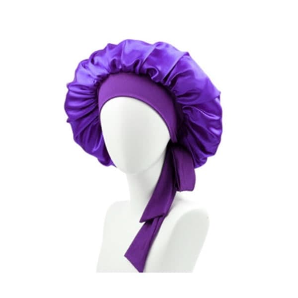 Sovmössa nattmössa siden Lila Lila Purple