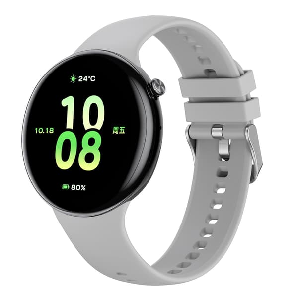 Silikonrem til Honor Watch Fit - Enkel utskifting, komfortabel og pustende rem til smartklokken din Grå Grey