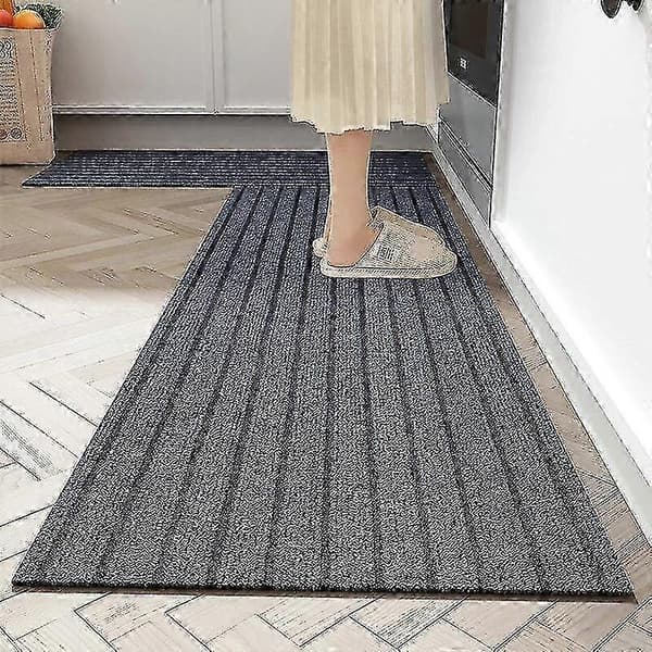 Lang Gulvmåtte til Køkken Vaskbart Tæppe Skridsikker Indgang 60X200cm 1pc