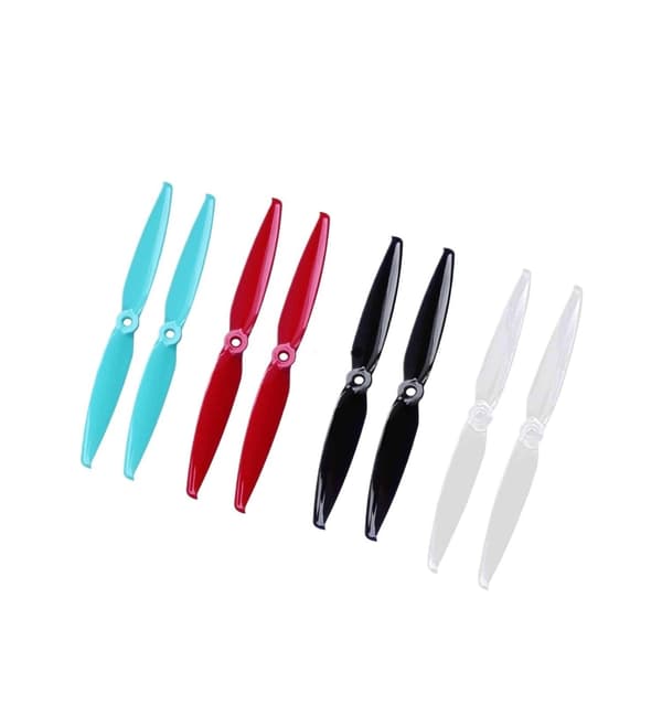 12 stk 7042 6042, kompatibel med Gemfan, PC 2-blads propell (6 par 6042 rød) 6Pairs 6042 Red