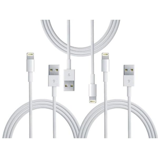 3PCS 1 meter - Lightningladdare för iPhone X/8/7/6S/6/5S/SE iOS13