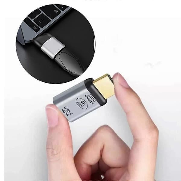 USB 3.1 Gen 2 USB-C naaras–HDMI 2.0 uros -sovitin 4K 60Hz näyttömuunnin jy